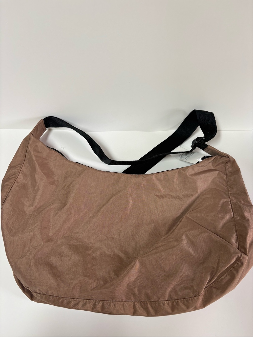 NWT BAGGU Large Crescent Bag - Cocoa - Picture 10 of 14